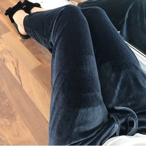 Velvety Midnight Blue Joggers